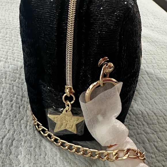 Dior Beaute Black Crossbody Bag with Gold Chain and Pearl strap accents - Picture 5 of 11